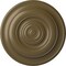 Ekena Millwork Niobe Ceiling Medallion (Fits Canopies up to 8 5/8"), Hand-Painted Mississippi Mud, 18"OD x 1 1/2"P CM18NIMMF - alternate 1